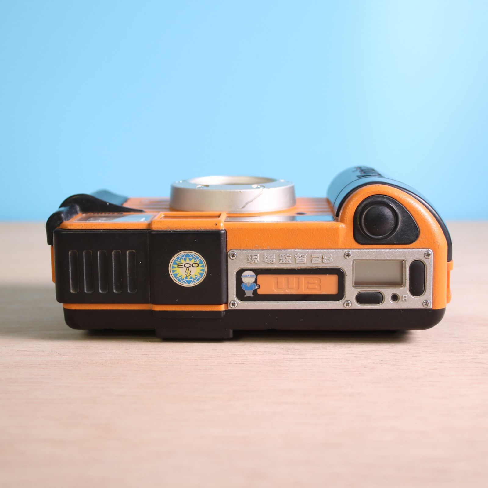 ❁動作OK❁綺麗なカメラです❁コニカ 現場監督 28 WB ECO オレンジ
