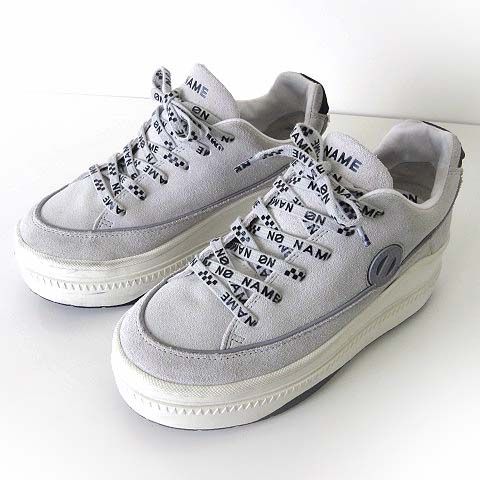 メルです❣️NO NAME グレー スニーカー 公式】NO NAME JAPAN OFFICIAL｜ノーネーム 日本 オンラインストア