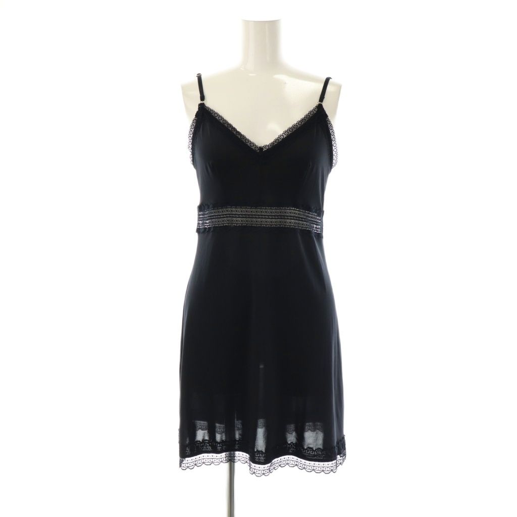 ジマーマン Zimmermann レース装飾スタンドカラーシルクワンピース