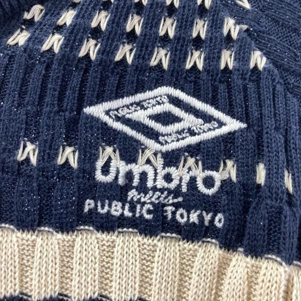 中古】UMBRO×PUBLIC TOKYO ニットメイドゲームシャツ サイズ01
