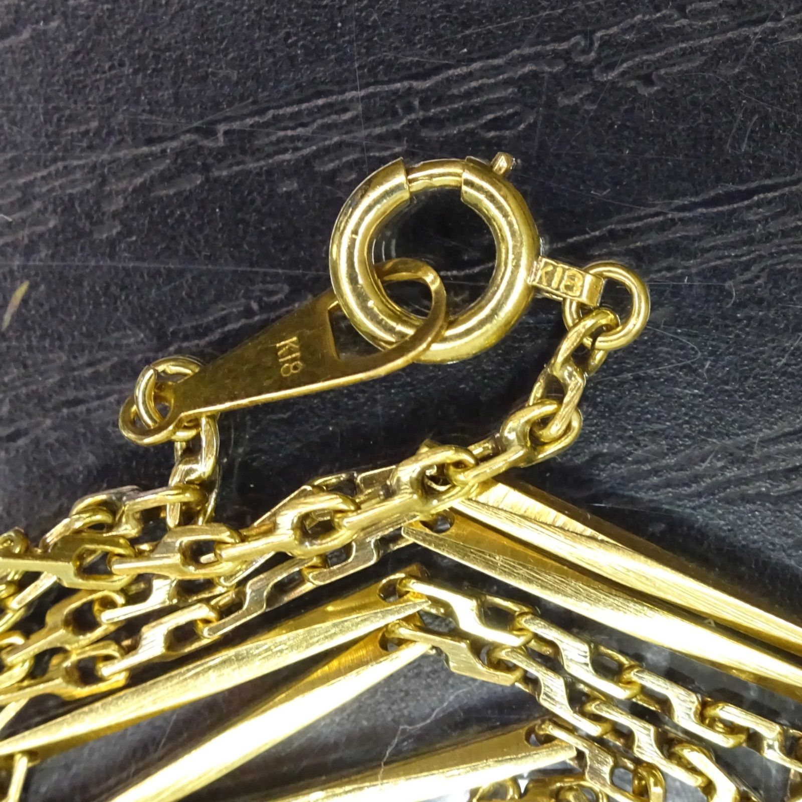 K18 750 切子ネックレス K18 造幣局750マーク 切子ネックレス｜Yahoo!フリマ（旧PayPayフリマ）