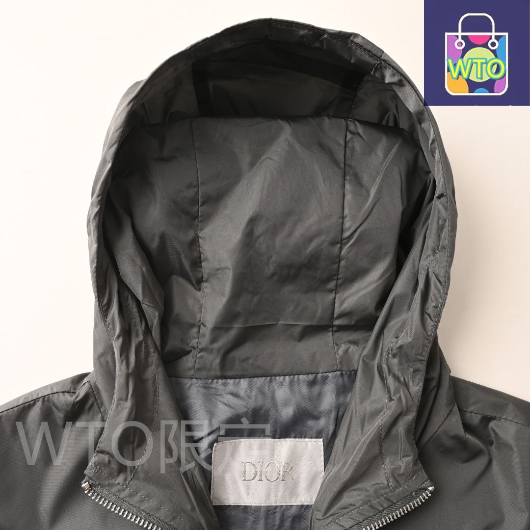 今日特価】Dior ディオール 胸元ロゴフルプリントパッチワークフード