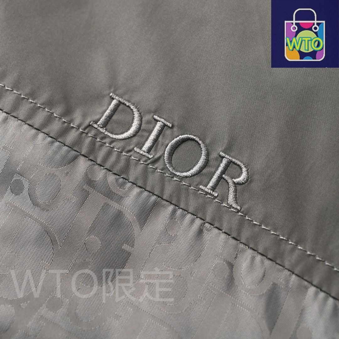 今日特価】Dior ディオール 胸元ロゴフルプリントパッチワークフード