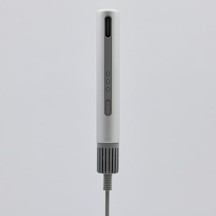 【新品】cado スティック型ヘアドライヤー baton バトン BD-S1N-SS シルバー カドー カールブラシ 携帯ポーチ マイナスイオン 速乾 髪と地肌をやさしくケア 800W