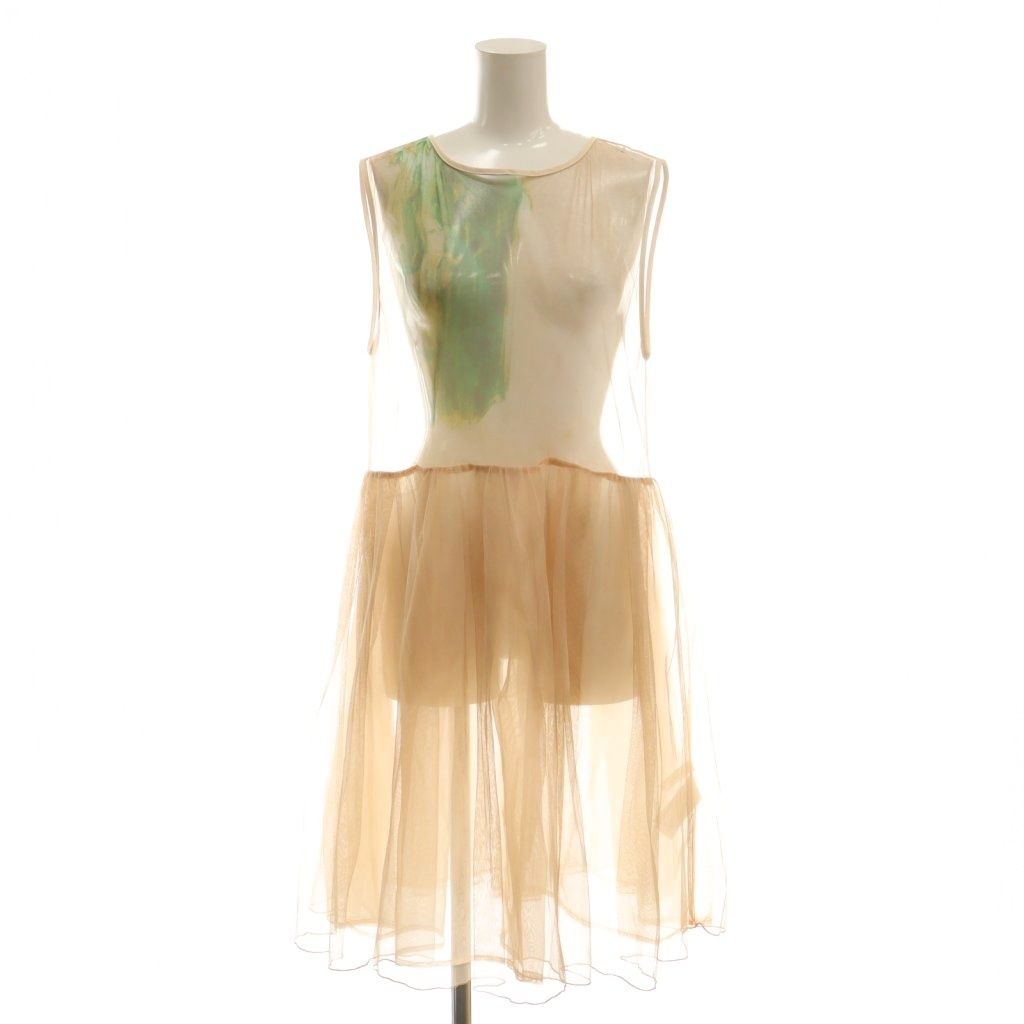 アメリヴィンテージ Ameri VINTAGE MARGOT GEL ART DRESS チュール