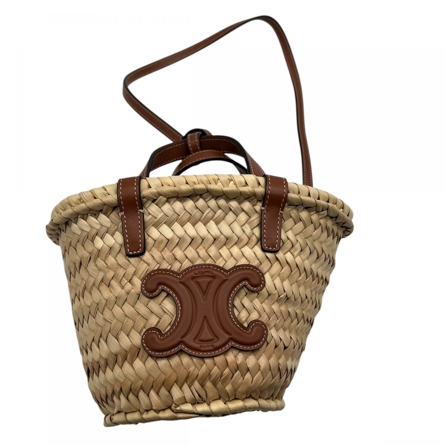 中古】 CELINE セリーヌ ティーン クラシック パニエ 10J392EH6.02NT