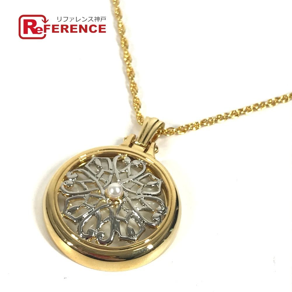 MIKIMOTO ミキモト ネックレス ルーペ ロゴ メタル ゴールド - メルカリ