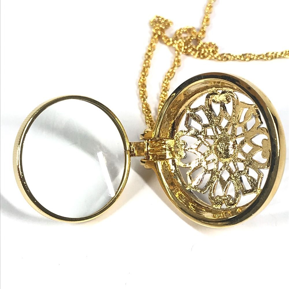 MIKIMOTO ミキモト ネックレス ルーペ ロゴ メタル ゴールド - メルカリ