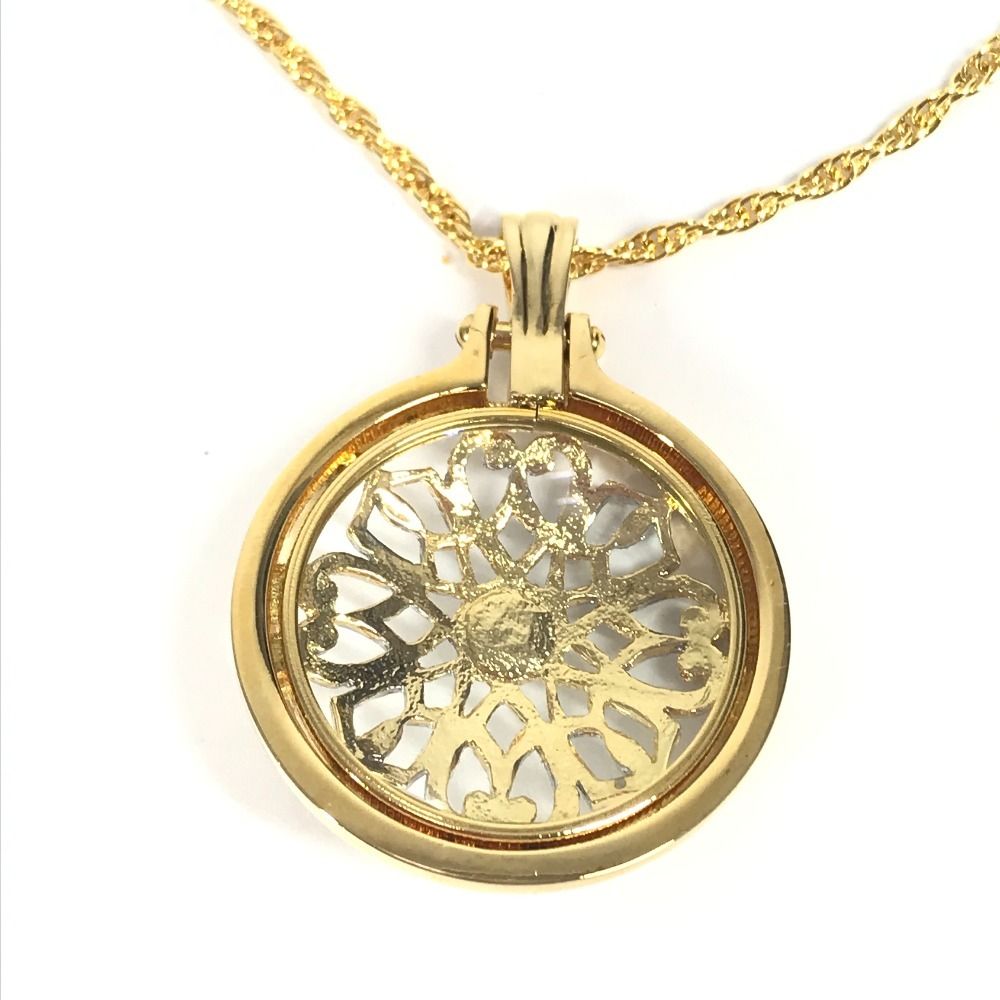 MIKIMOTO ミキモト ネックレス ルーペ ロゴ メタル ゴールド - メルカリ