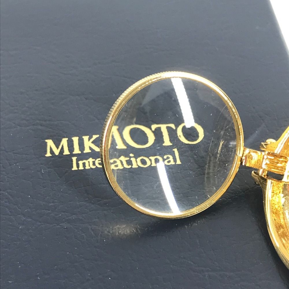 MIKIMOTO ミキモト ネックレス ルーペ ロゴ メタル ゴールド - メルカリ