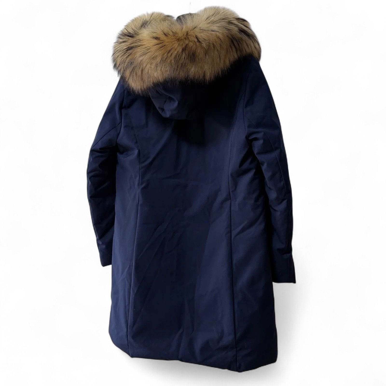 未使用級 44サイズ マッキントッシュ 2wayダウンコート ワッペン付 紺