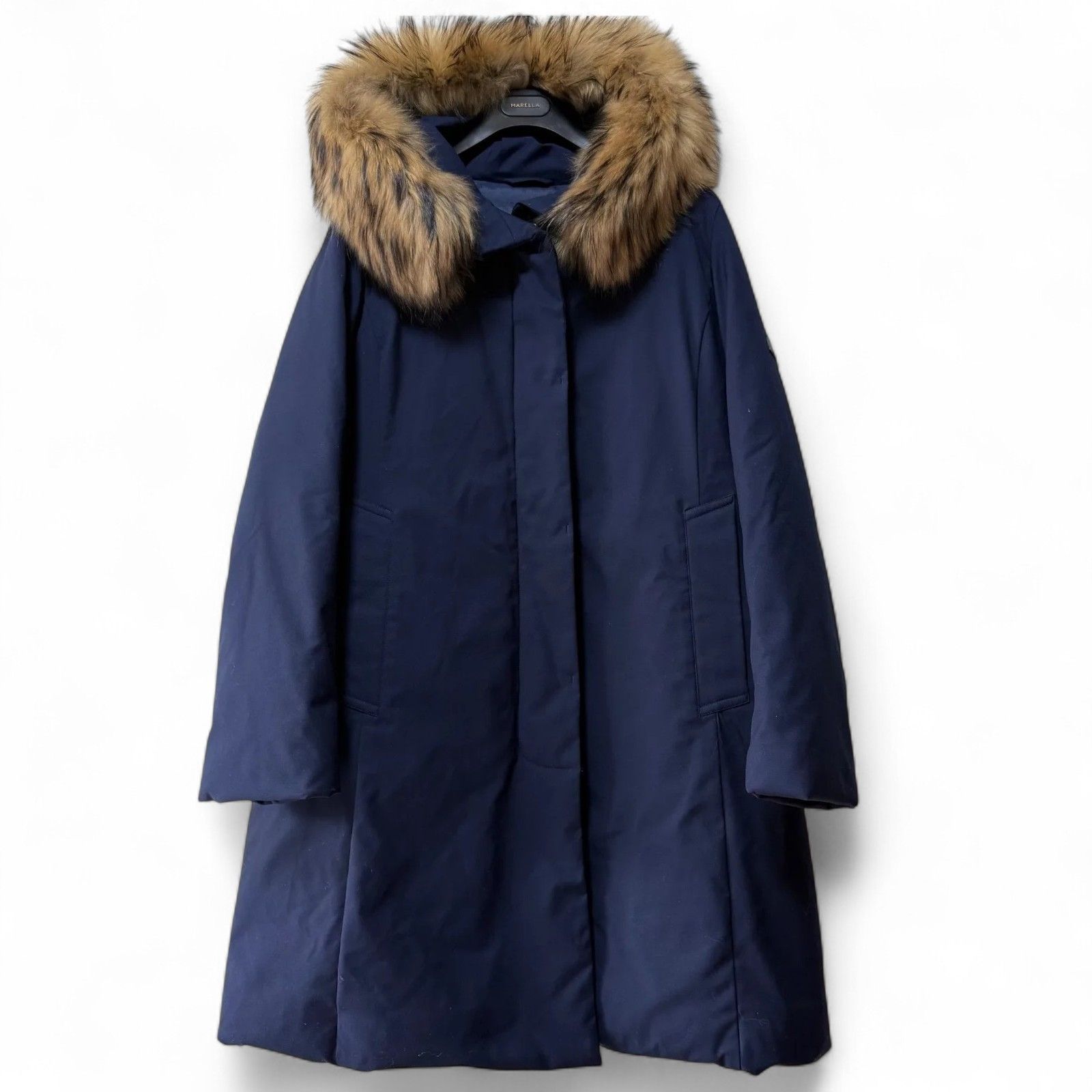 未使用級美品✨　マッキントッシュ　ダウンジャケット ネイビー　44 未使用級 44サイズ マッキントッシュ 2wayダウンコート ワッペン付 紺