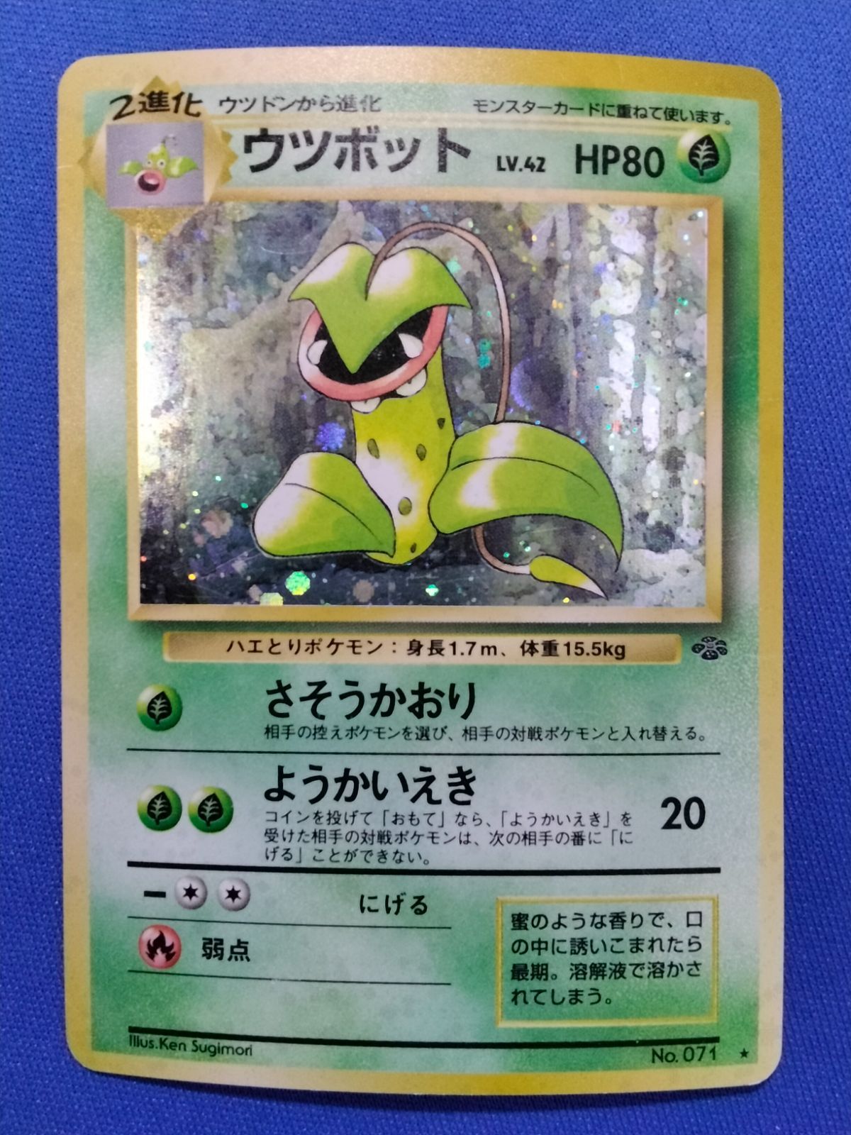 旧裏 ポケモンカードゲーム No.071 ウツボット【中古】 - メルカリ