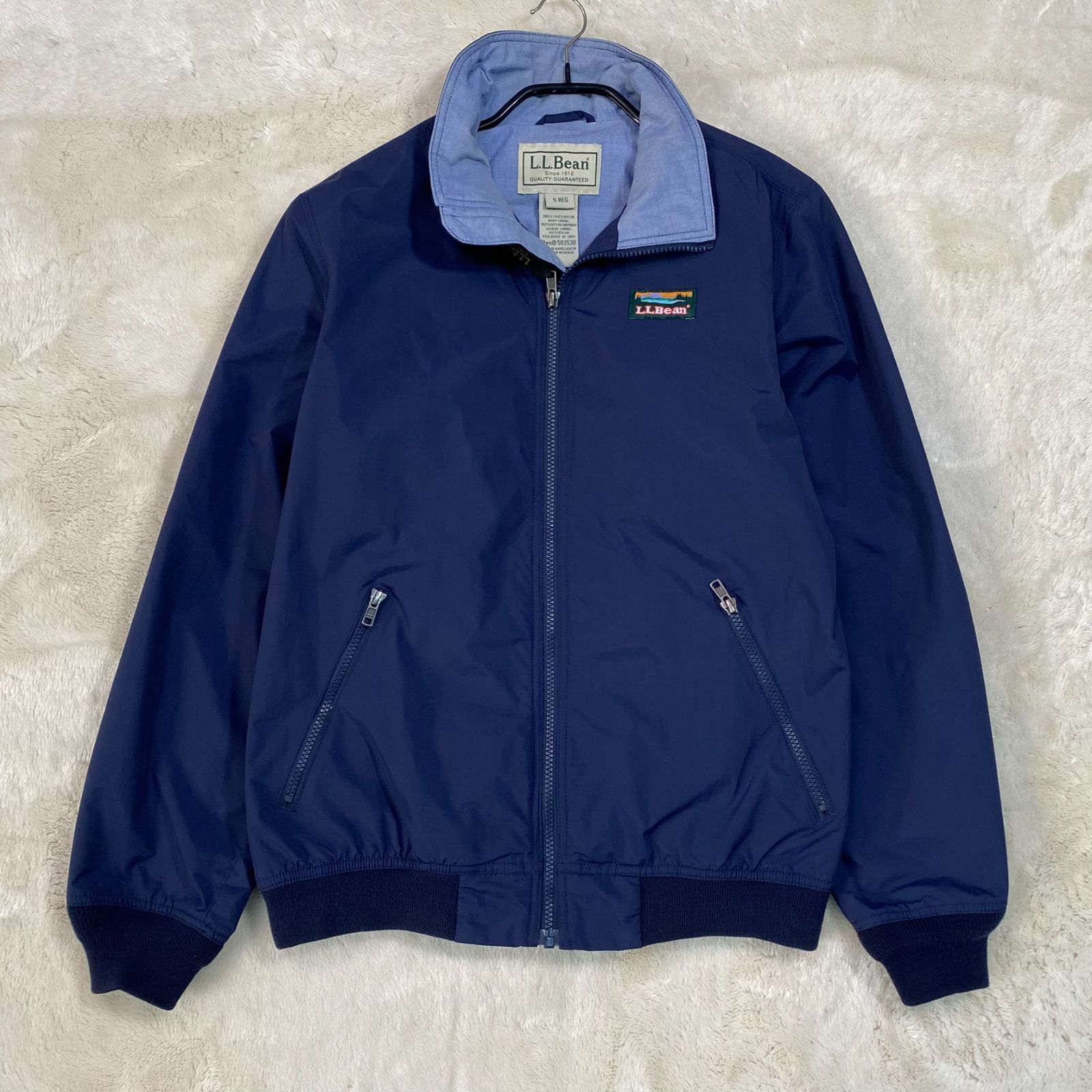 L.L.Bean エルエルビーン ウォームアップジャケット シャンブレー S
