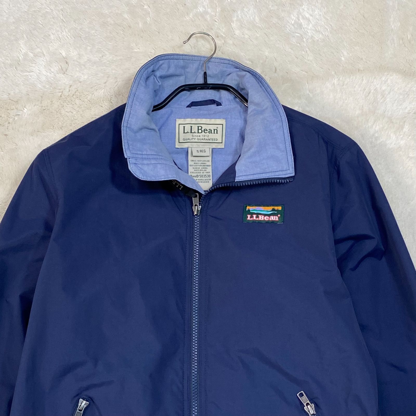 L.L.Bean エルエルビーン ウォームアップジャケット シャンブレー S