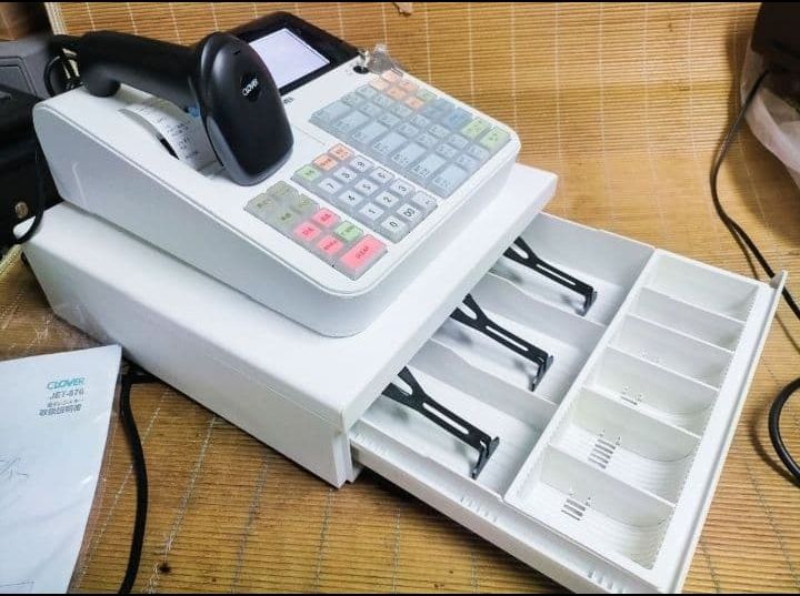 クローバーレジスター JET-670上位スキャナ付き PC連携 119933 - メルカリ