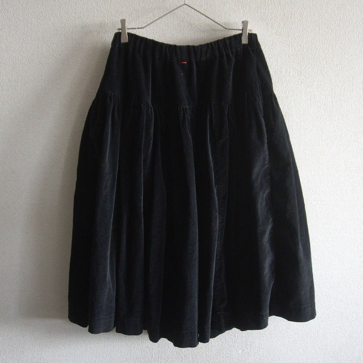 美品】CASEY CASEY【UP UP SKIRT/ベルベット ギャザー スカート】S 