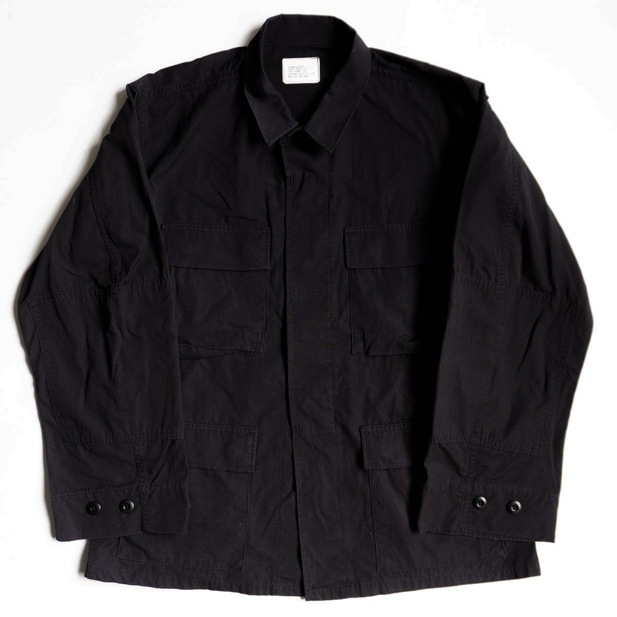 希少/Mサイズ】US ARMY【90S/BLACK357】MEDIUM REGULAR BDU ジャケット