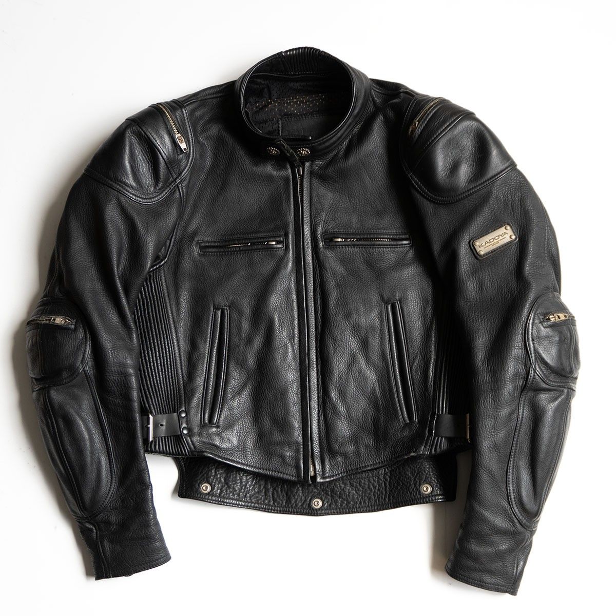 KADOYA History シングルライダースジャケット S ブラック 革ジャン シングル レザージャケット｜カドヤ公式オンラインショップ