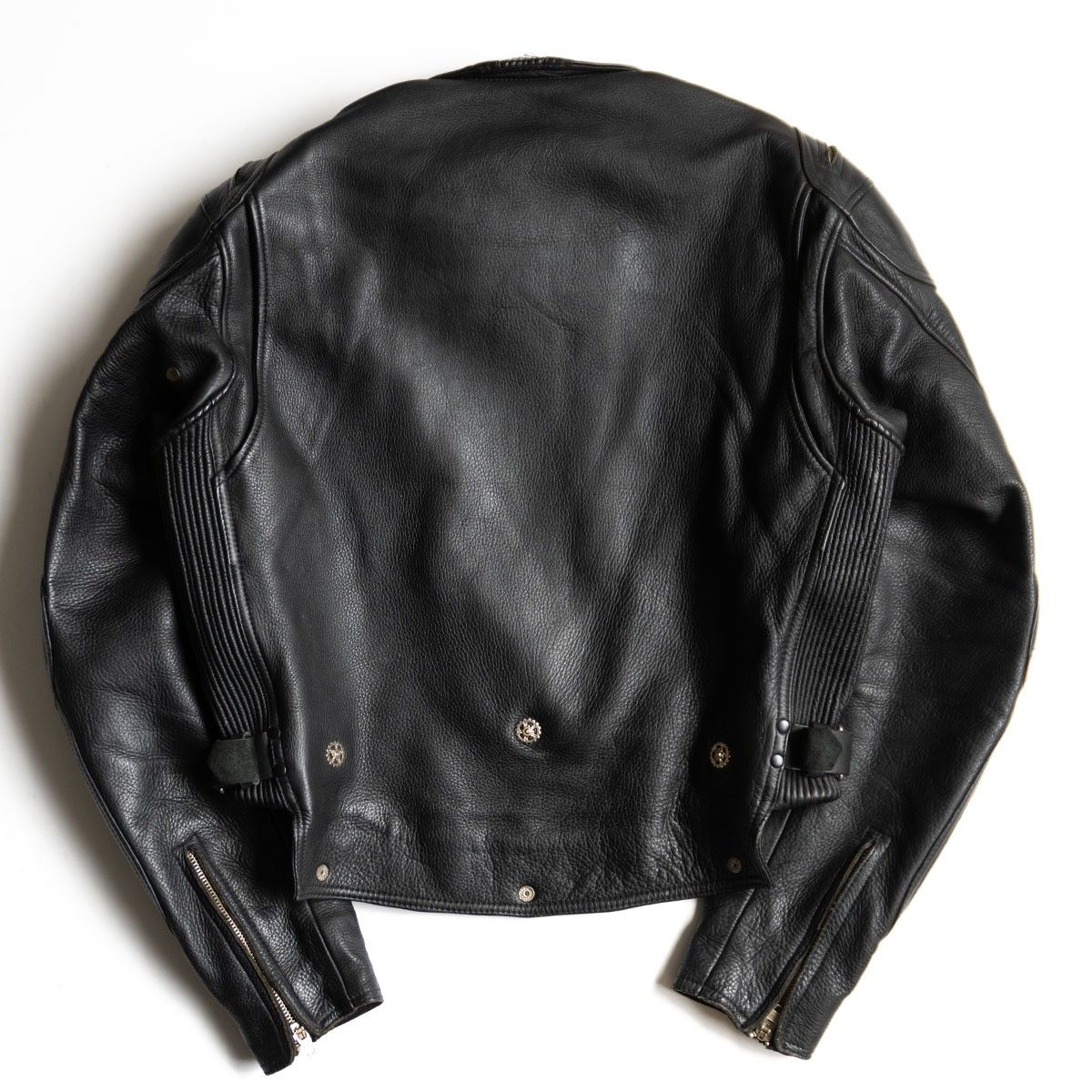 美品/ビッグサイズ】KADOYA【BLACK STAR シングルライダースジャケット