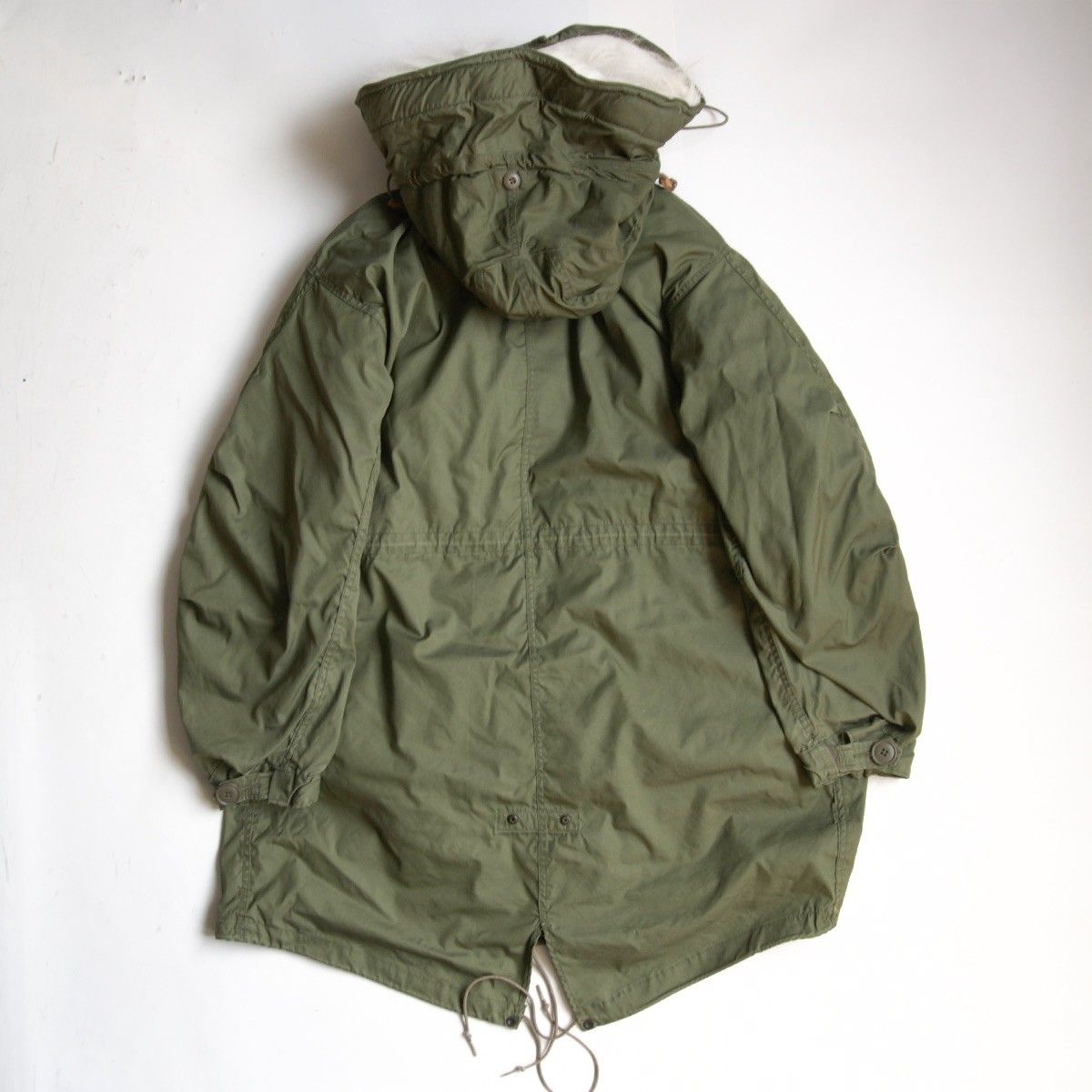 美品/80年製】US ARMY【70S/M-65 モッズコート】S フルセット