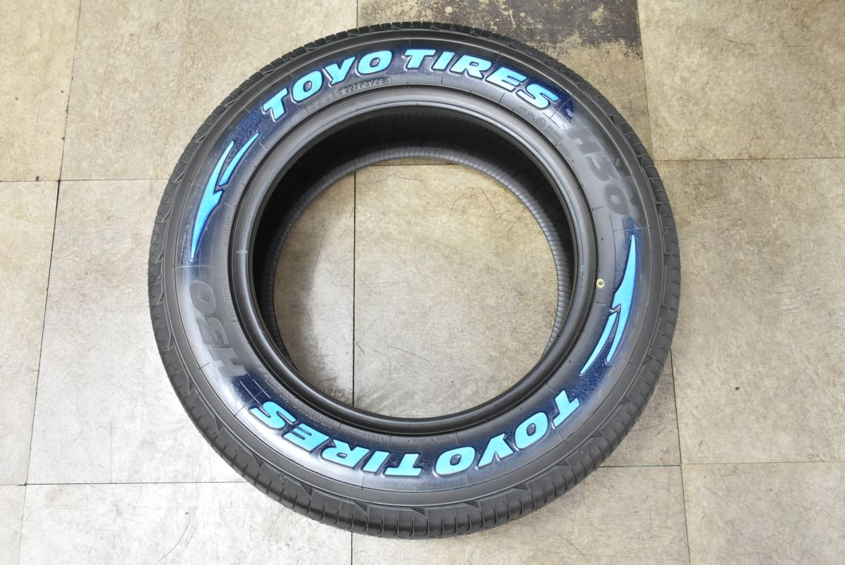 中古バリ溝‼️TOYOホワイトレタータイヤ2022年製215/65R16ハイエース