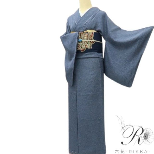 六花-RIKKA- 新品 正絹 伝統工芸士 山本富男落款 天子天目染め 小紋