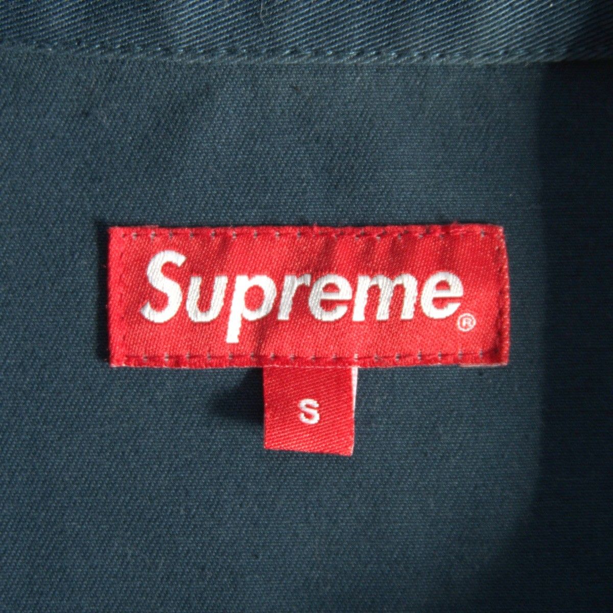 美品】Supreme【SMALL BOX LOGO SHOP JACKET】S スモールボックスロゴ