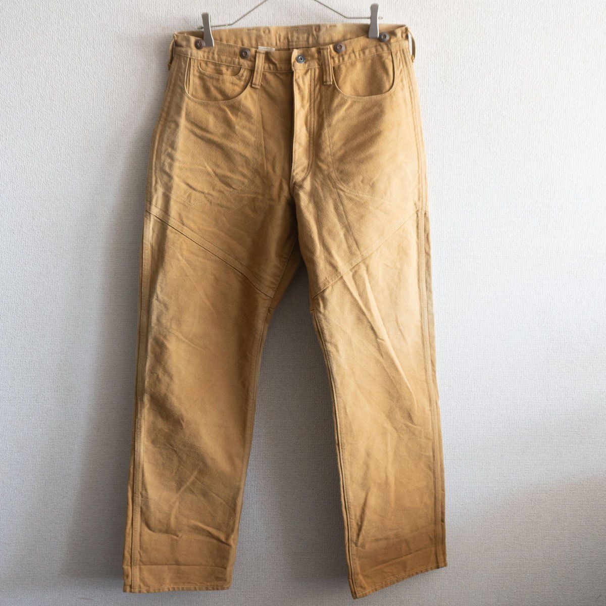 フリーホイラーズ　トラウザーズパンツ　34インチ 雰囲気抜群】FREEWHEELERS UNION SPECIAL OVERALLS【GOLD MINER