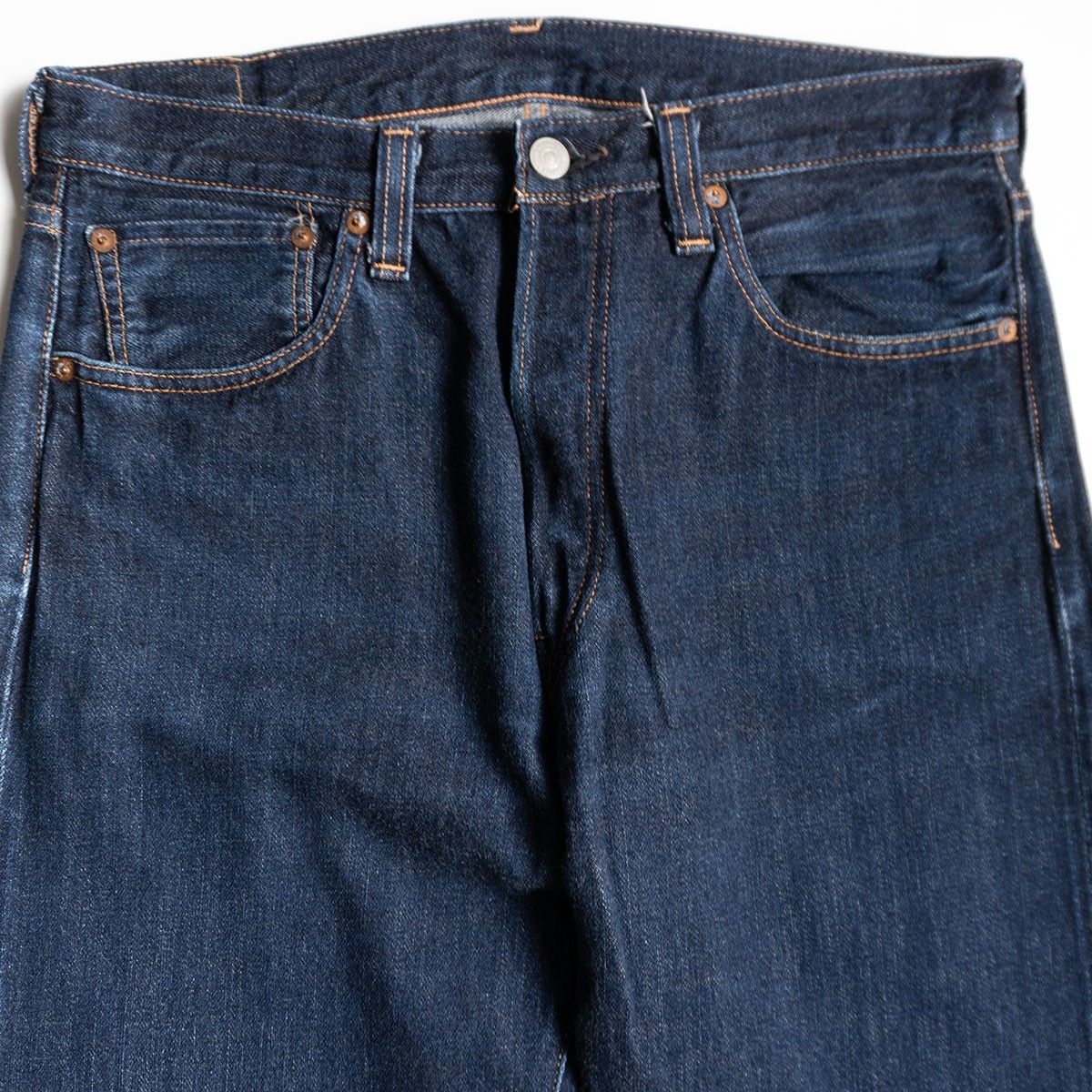 LEVI'S 501xx W36 アメリカ製　90s デニムパンツ　濃紺 90s USA製 Levi'sリーバイス 501 デニムパンツ w36☆74 - Sixpacjoe