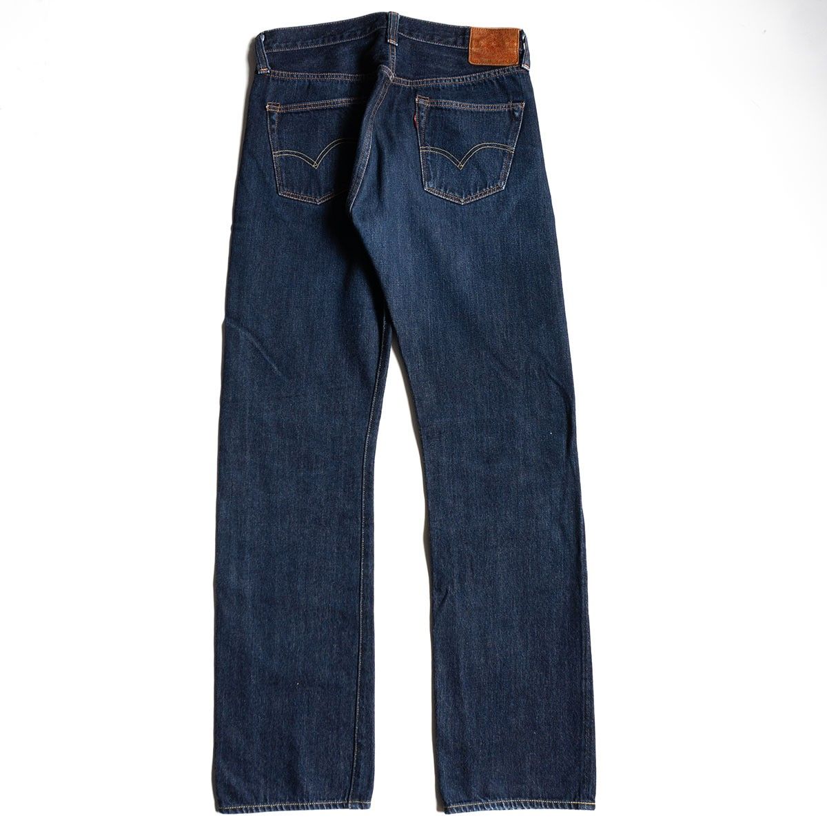 濃紺　501XX 55501 0051 USA製　米国　アメリカ製　w31 米国製 LEVI'S 501XX 1955 BIGE 濃紺 USA製 実寸W31 - メルカリ