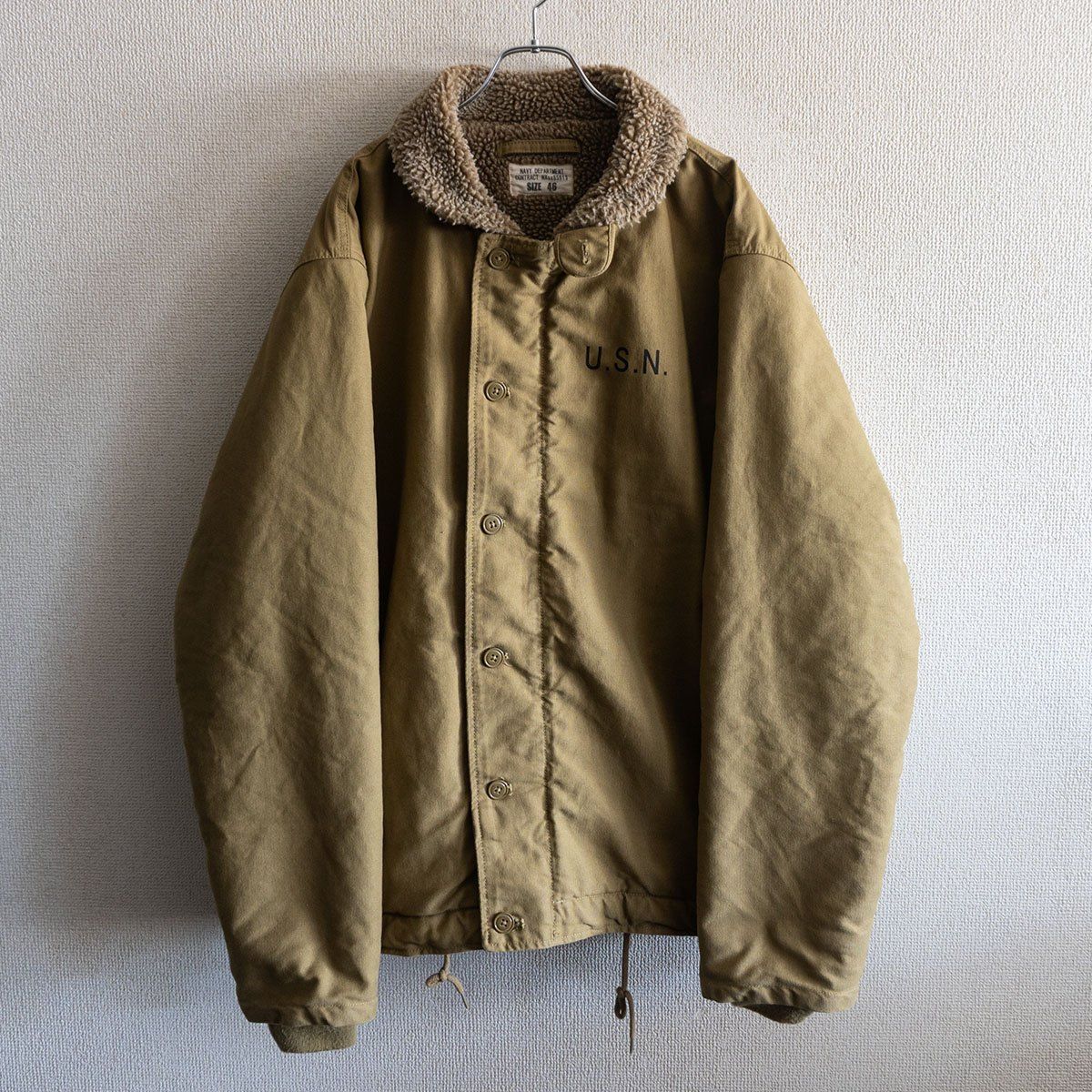 ビッグサイズ】 WAIPER 【NAVY DEPARTMENT デッキジャケット 22WP02 