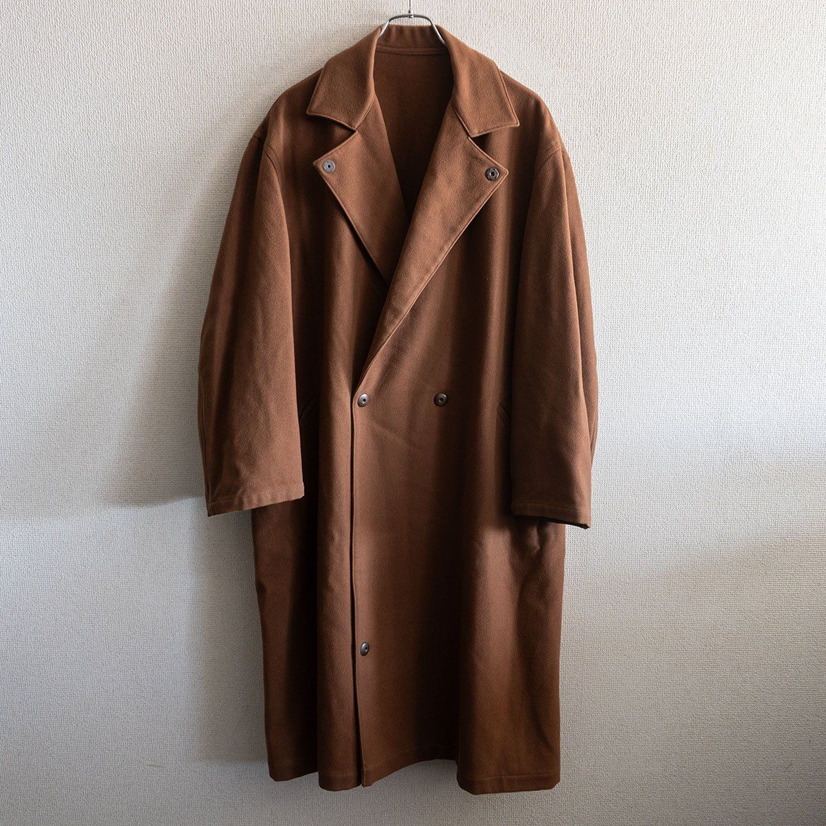 LQ formen 日本製 youji yamamoto ロングコート ウール 90s】L.Q. Y's for men【ウール ロング コート】ブラウン YOHJI