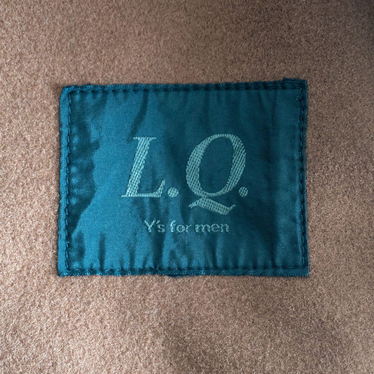 90s】L.Q. Y's for men【ウール ロング コート】ブラウン YOHJI