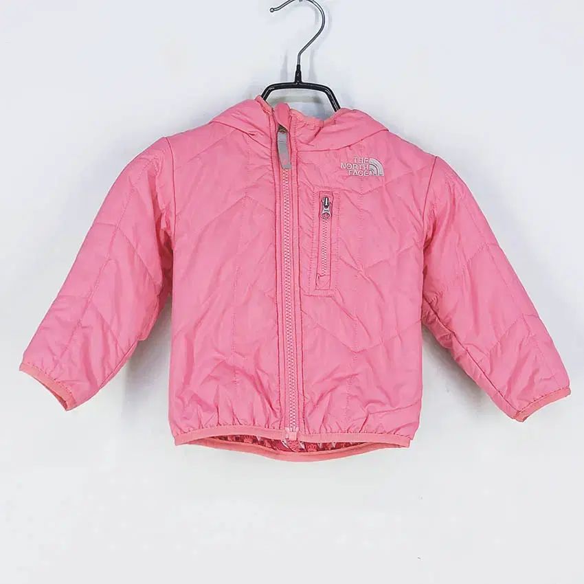 THE NORTH FACE ザノースフェイス ユア(YOOA) キッズ リバーシブル フード固定 アウター ジャケット ピンク 18M (HU41499)