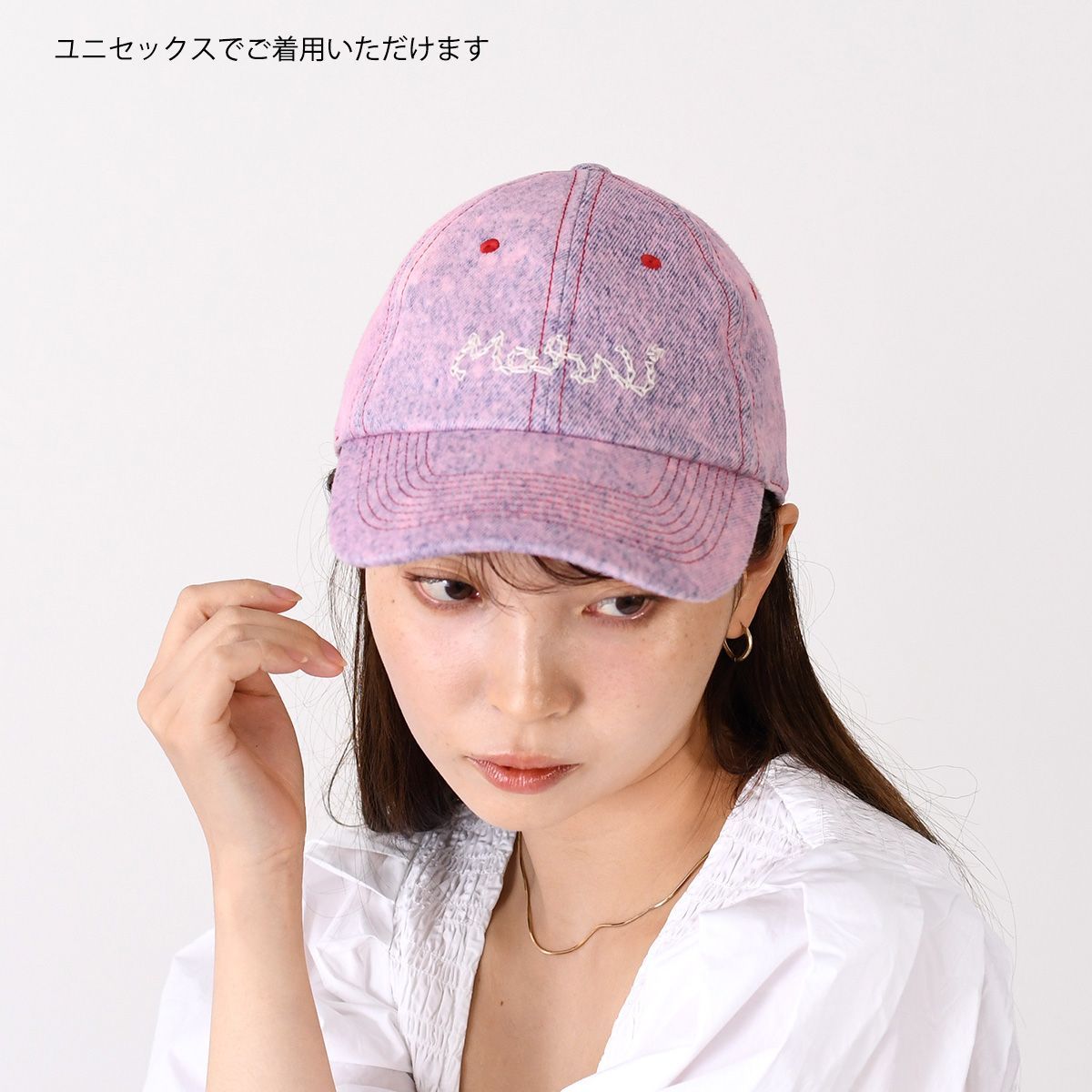 MARNI マルニ キャップ 帽子 デニムキャップ CLMC0091S0 USCV96 メンズ 