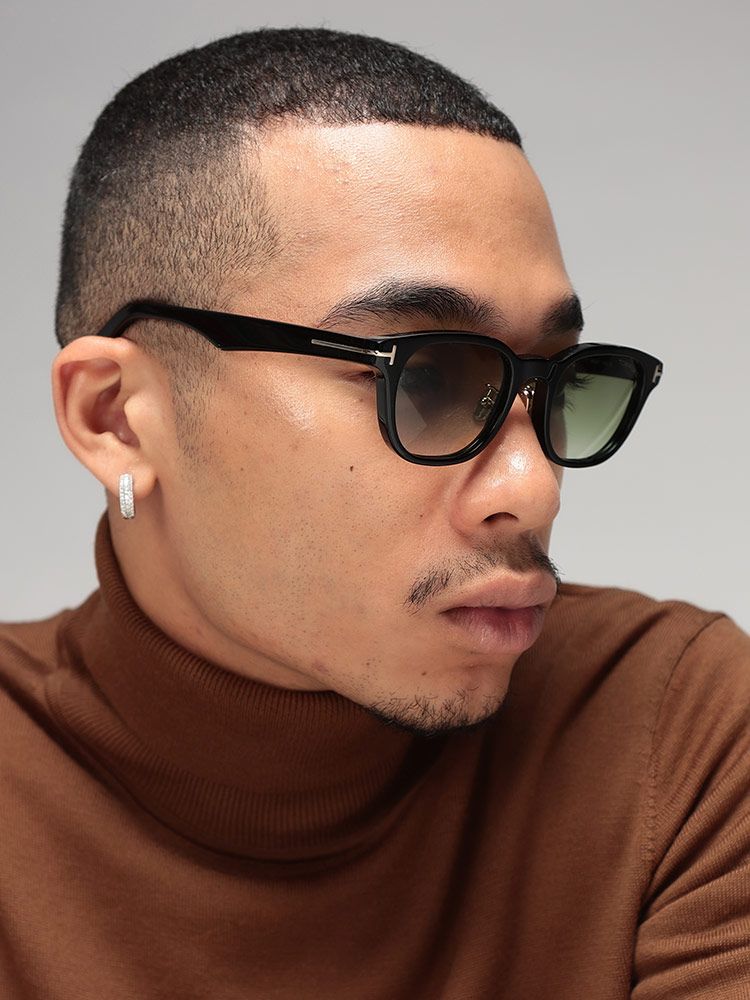 TOM FORD トムフォード ウェリントン サングラス グリーンレンズ