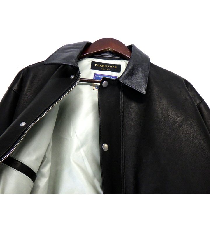 Flagstuff×Blackmeans レザージャケット blackmeans x flag staff レザージャケット F-LAGSTUF-F/フラグスタフ