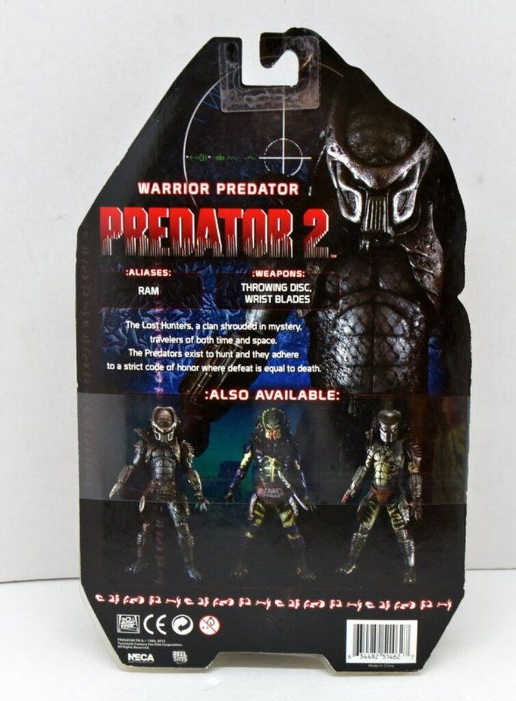 NECA (ACTION FIGURE) (SERIES 6) WARRIOR PREDATOR 7インチ