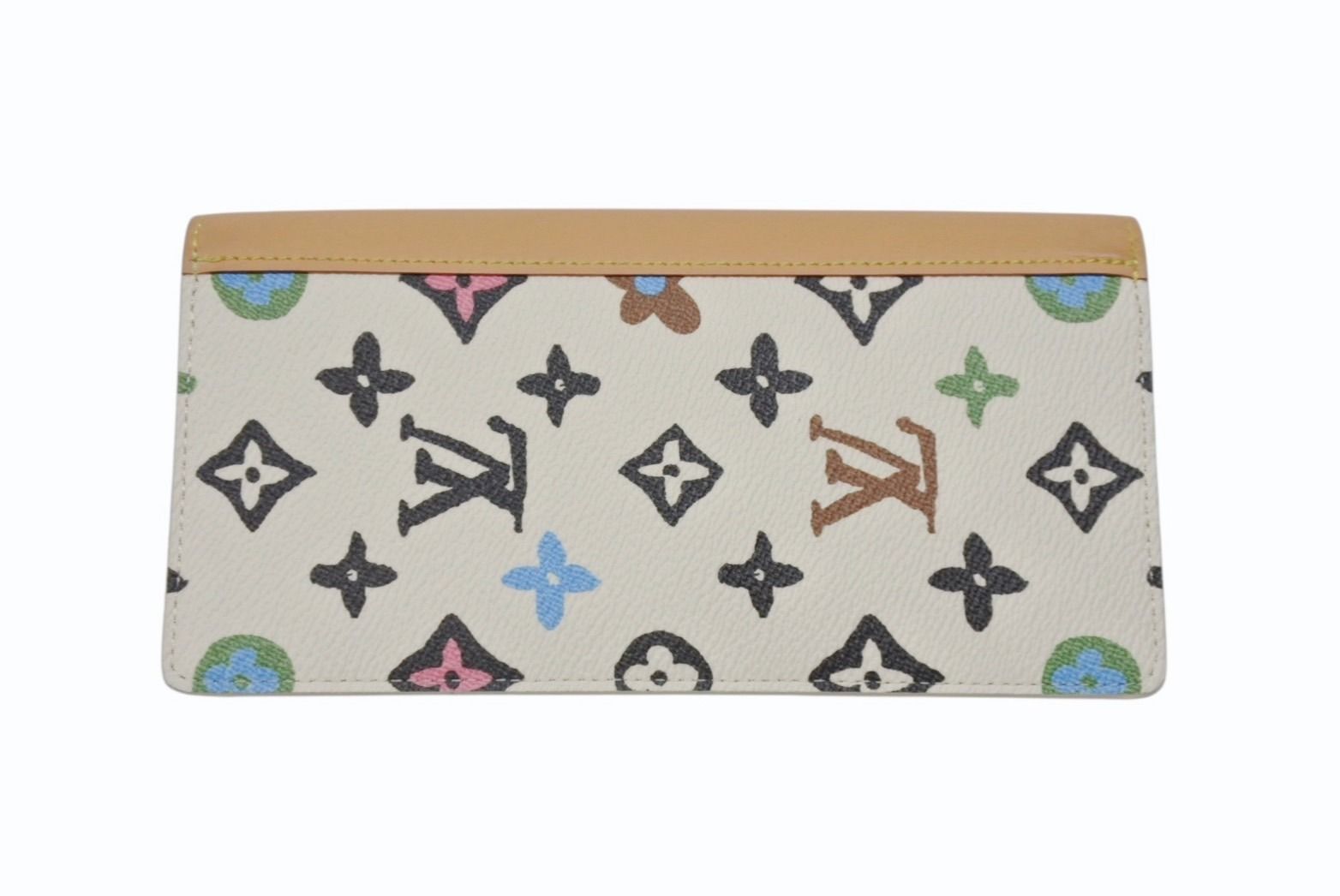 極美品 LOUIS VUITTON ルイヴィトン × タイラーザクリエイター ポルトフォイユ ブラザ NM 長財布 モノグラムクラギー M83335 バニラ 中古 4b006605 極美品 LOUIS VUITTON ルイヴィトン × タイラーザクリエイター