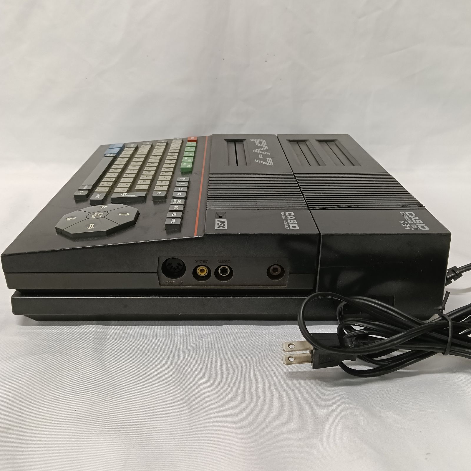 希少！カシオ MSX CASIO PV-7 本体＋拡張ボックスKB-7 動作未確認