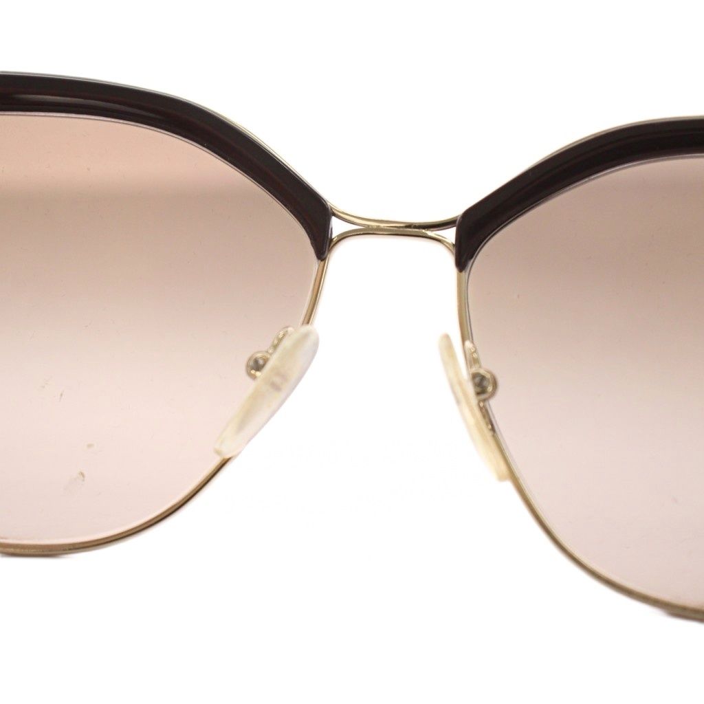 プラダ PRADA サングラス べっ甲柄 57□16 茶色 ブラウン