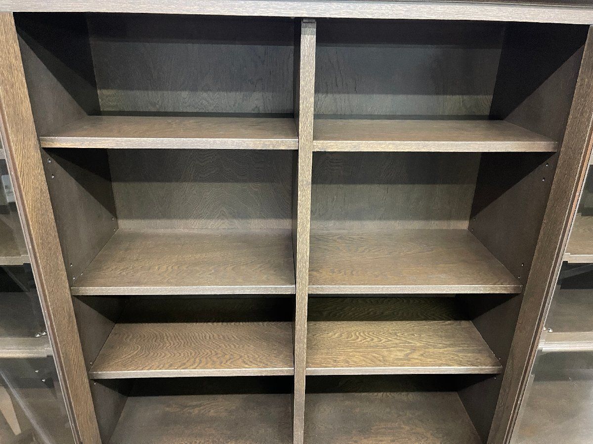 永田良介商店 神戸家具 カップボード 食器棚 本棚 アンティーク i4
