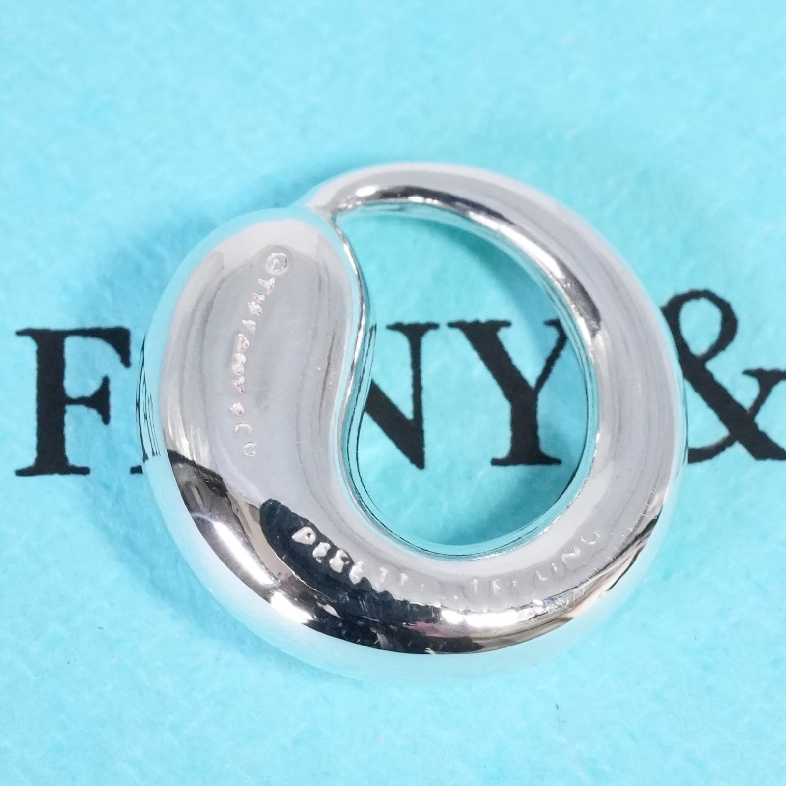 極美品 ティファニー エターナルサークル ペンダントトップ/25-1818S