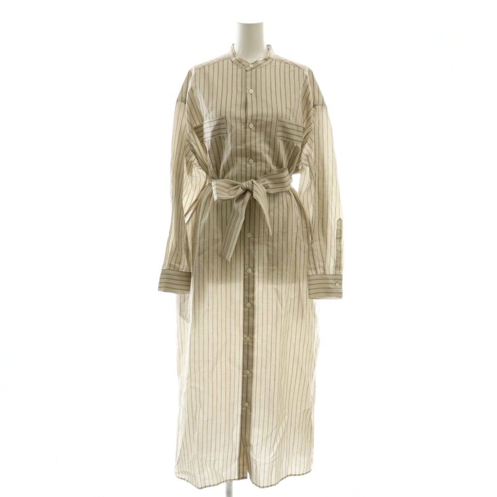 ティヤマイ t.yamai パリ 25SS セルロースストライプロングワンピース