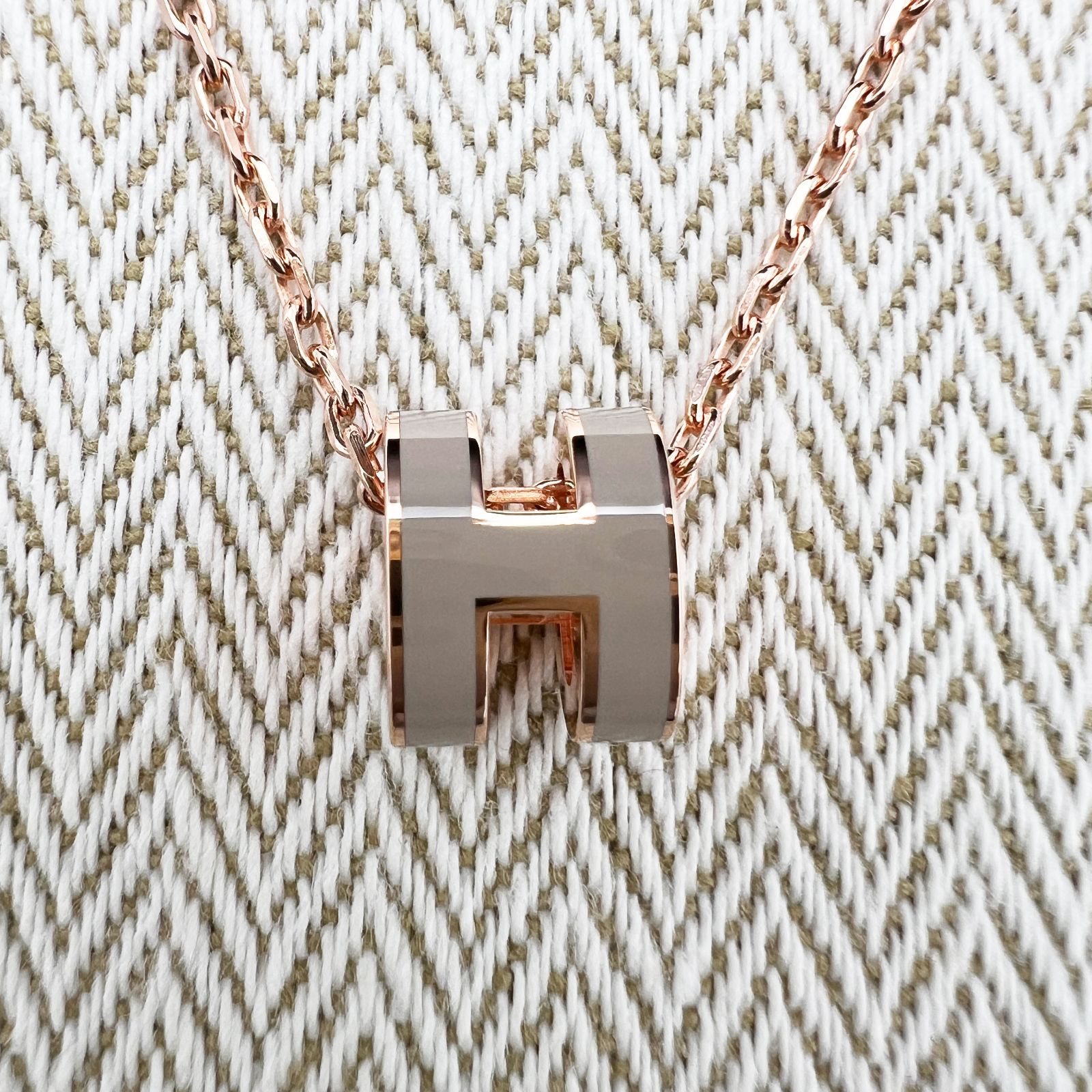 新品・未使用】エルメス HERMES ミニ ポップH ペンダント ネックレス 
