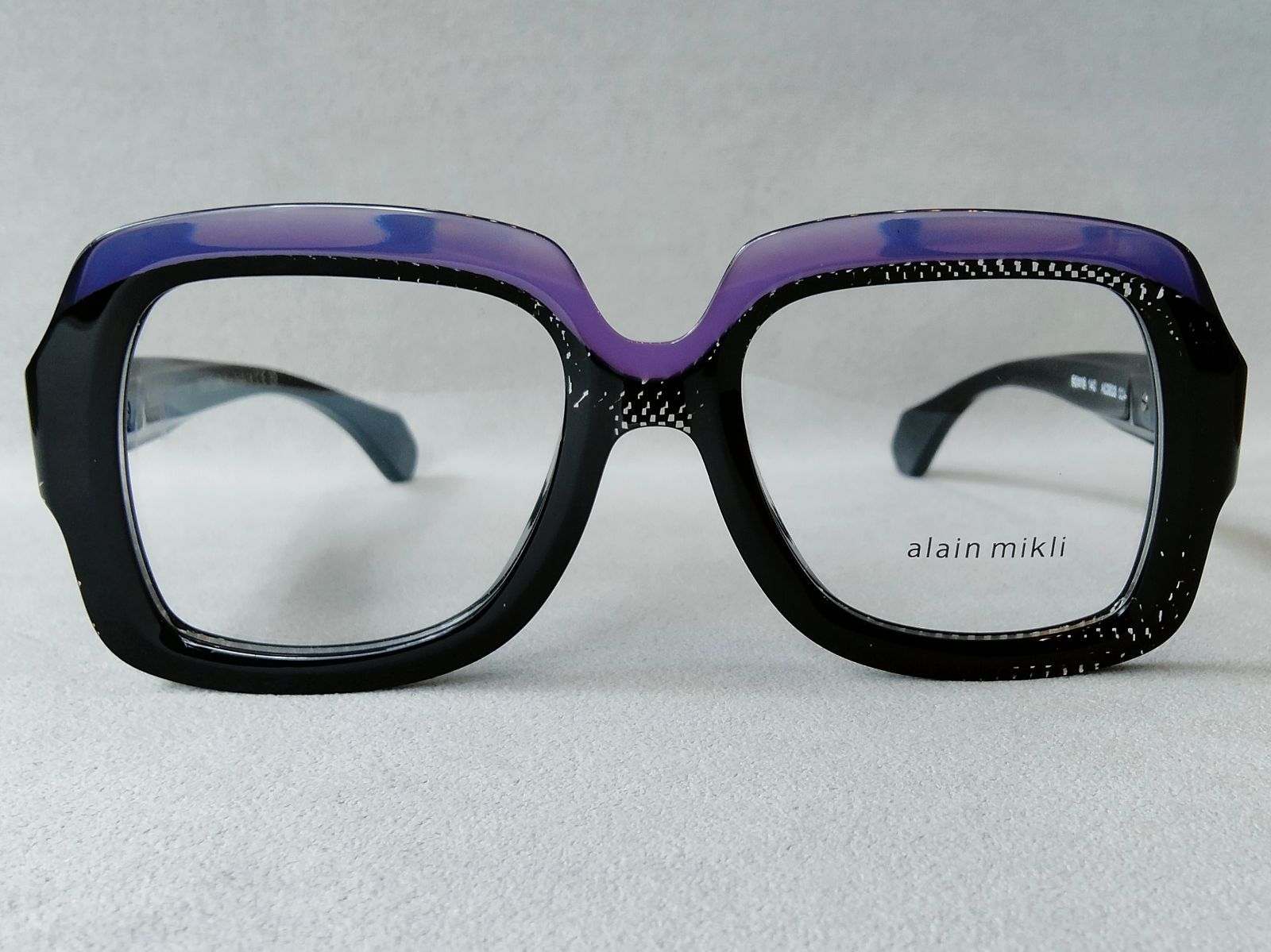 【入手困難】アランミクリ　alain mikli  パープルブラインドフレーム 入手困難】アランミクリ alain mikli パープルブラインドフレーム 入手