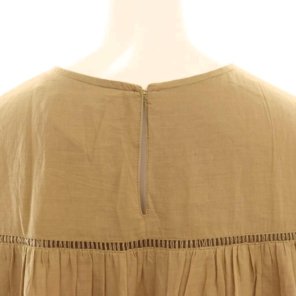 ヌキテパ NE QUITTEZ PAS! Cotton Voile Tiered Middle Length Dress