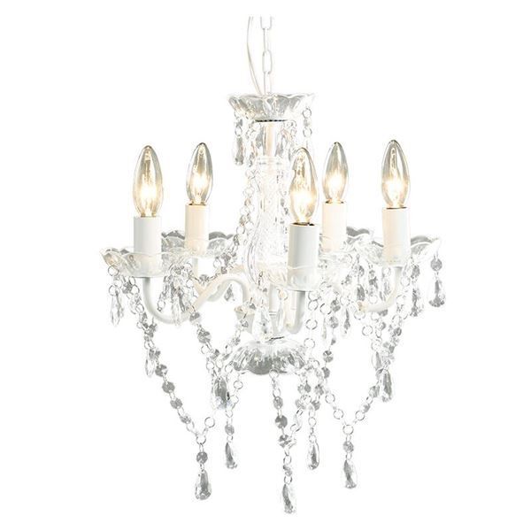 →よぽぽいさん Francfranc アペーゴ 5灯シャンデリア 2点 フラン