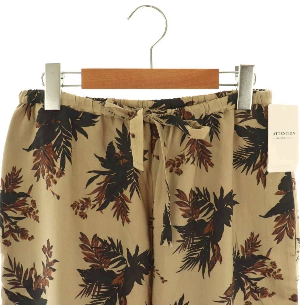 フレームワーク Framework 25SS ボタニカルプリントイージーパンツ